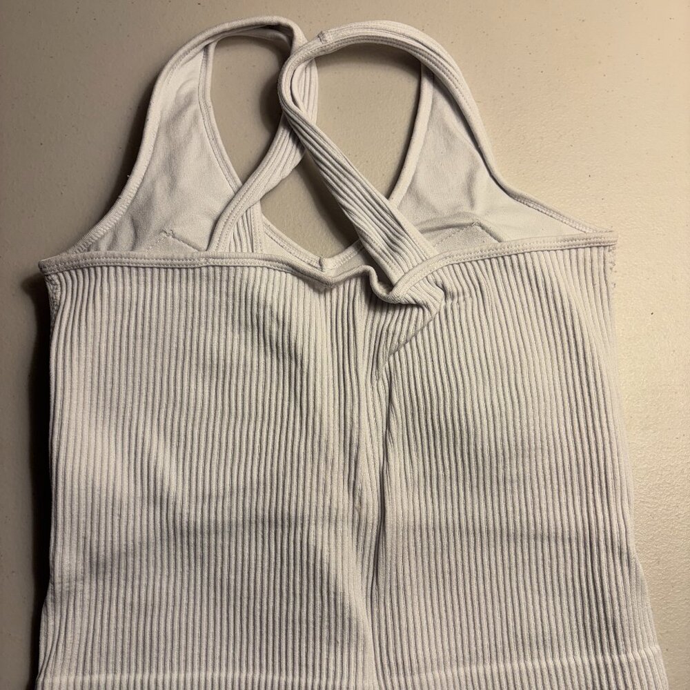 Set of FOUR Altar’d State Compression Ribbed Tank Top W/ Built In Bra - Picture 9 of 10